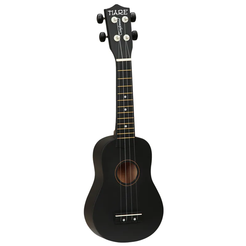 Tanglewood TWTSP Tiare Series Soprano Ukulele with Gig Bag - Black