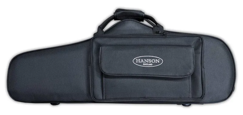 Hanson Series V Tenor Saxophone Hand Rubbed Raw Brass Lacquered Keys-2