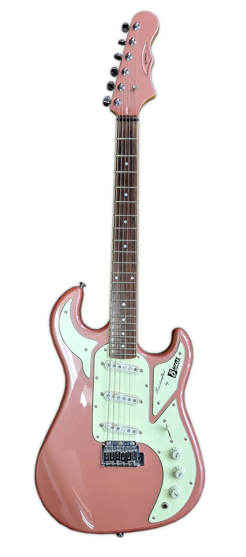 Burns Batwing Electric Guitar - Pink