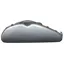 Hidersine Polycarbonate Halfmoon Violin Case - Brushed Silver