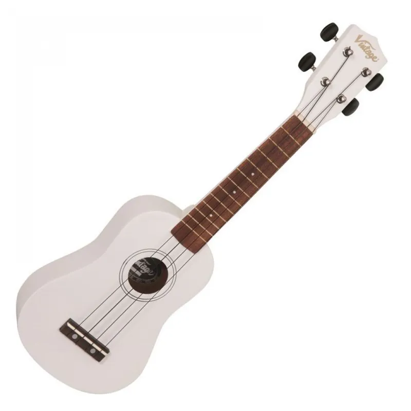 Vintage Soprano Ukulele - Satin White