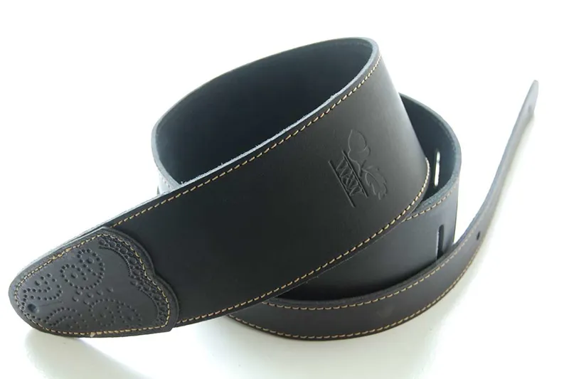 Whitestone and Willow Deluxe Series Guitar Strap - Black