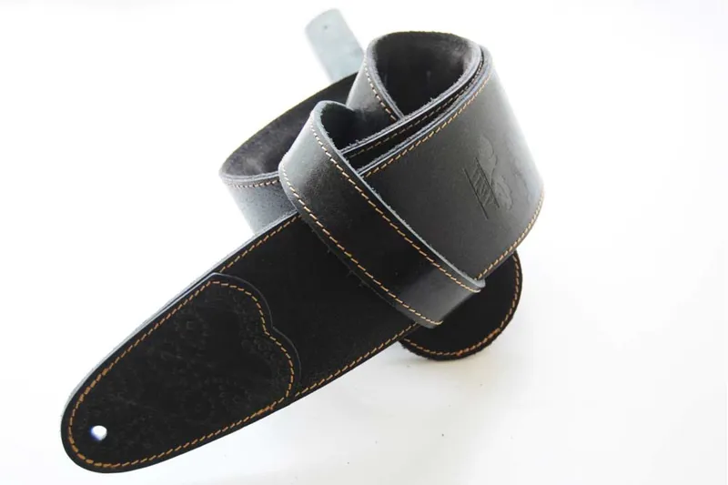 Whitestone and Willow Elite Series Guitar Strap - Distressed Black