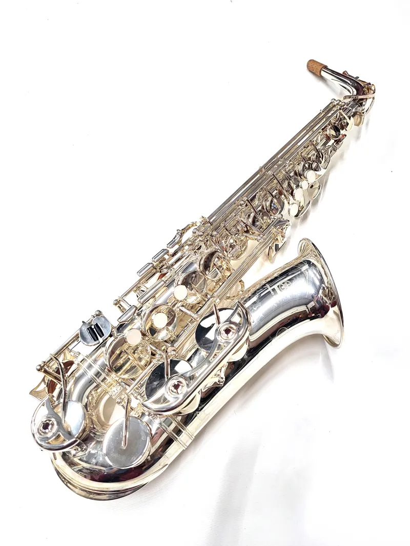 Secondhand Yamaha YAS-62S Silver Alto Saxophone-3