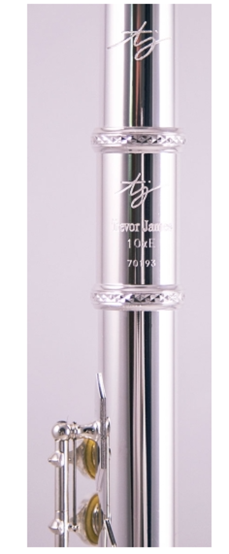 TREVOR JAMES 10XE-P FLUTE OUTFIT - CS 925 SILVER LIP PLATE AND RISER-1