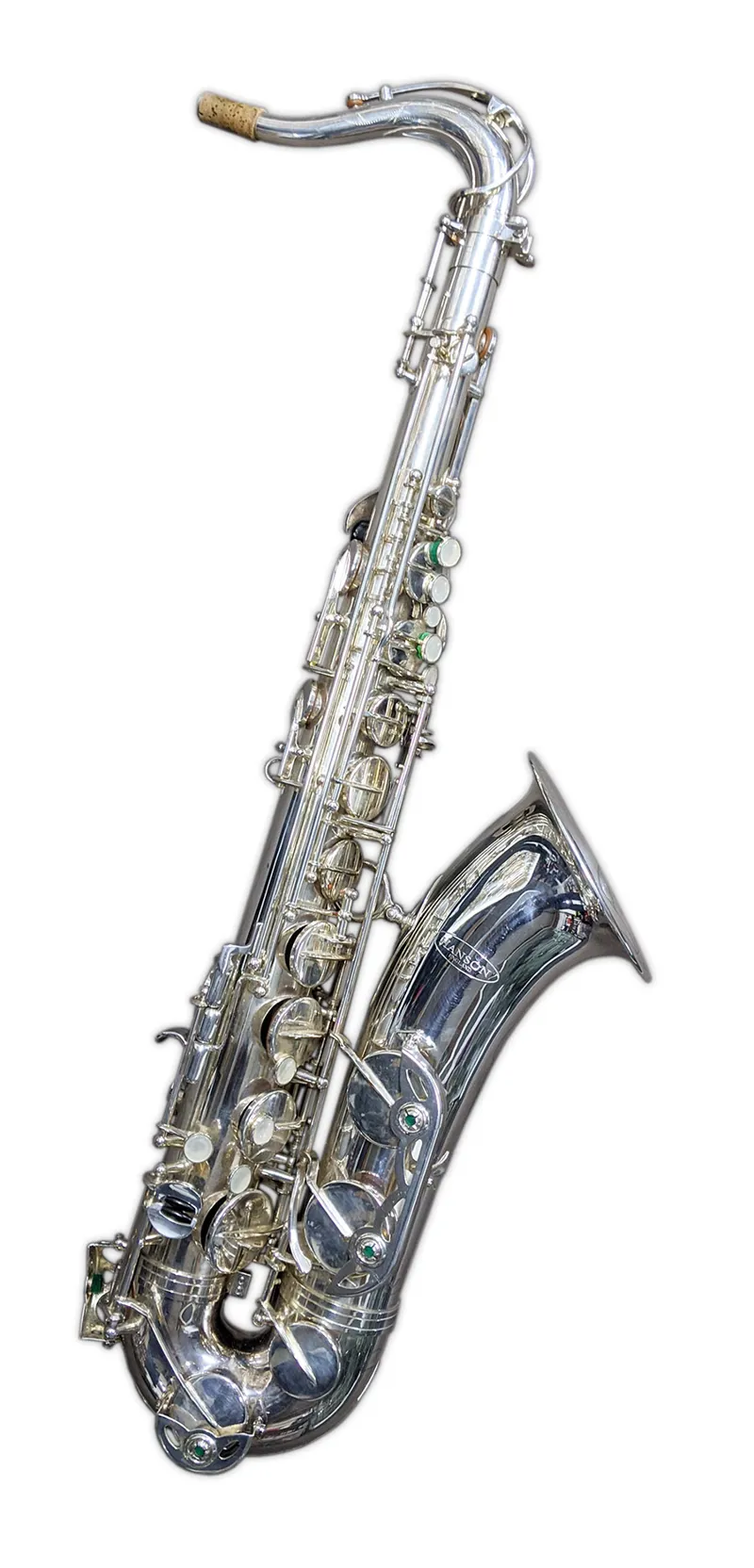 Secondhand Hanson ST6 Tenor Saxophone in Silver Plate