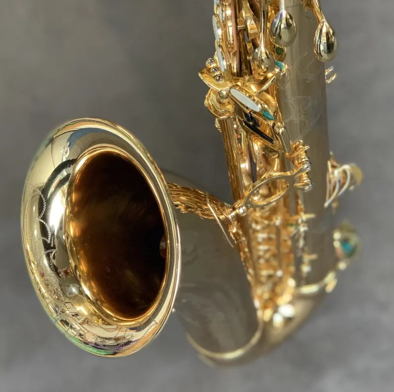 Secondhand Hanson ST824K Tenor Saxophone 24 Karat Gold Plate Finish