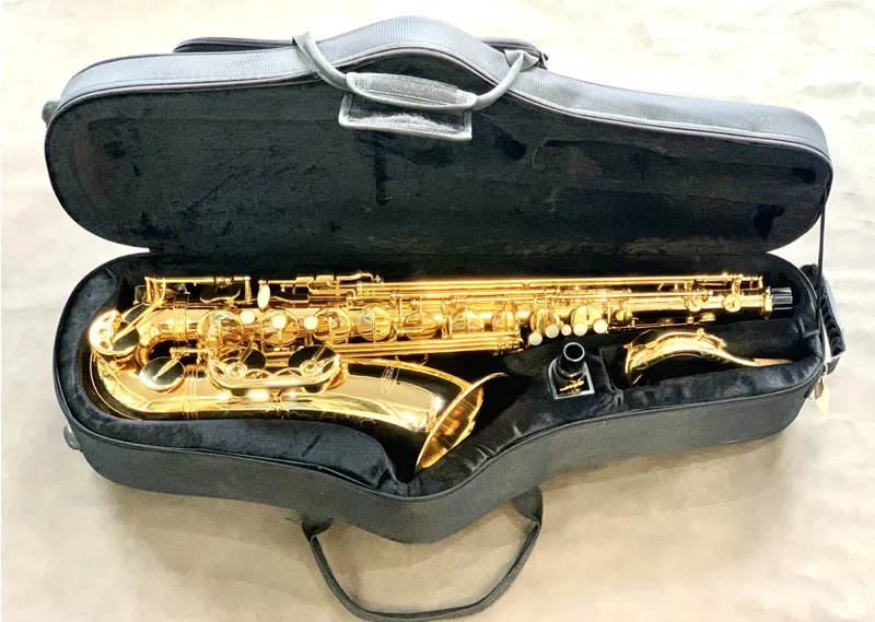 Secondhand Hanson ST824K Tenor Saxophone 24 Karat Gold Plate Finish