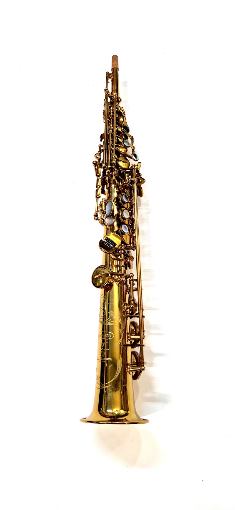 Pre owned Hanson Series V Soprano Saxophone in Gold Lacquer